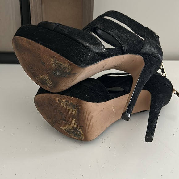 Black Aldo Heels/Sandals - Picture 5 of 5